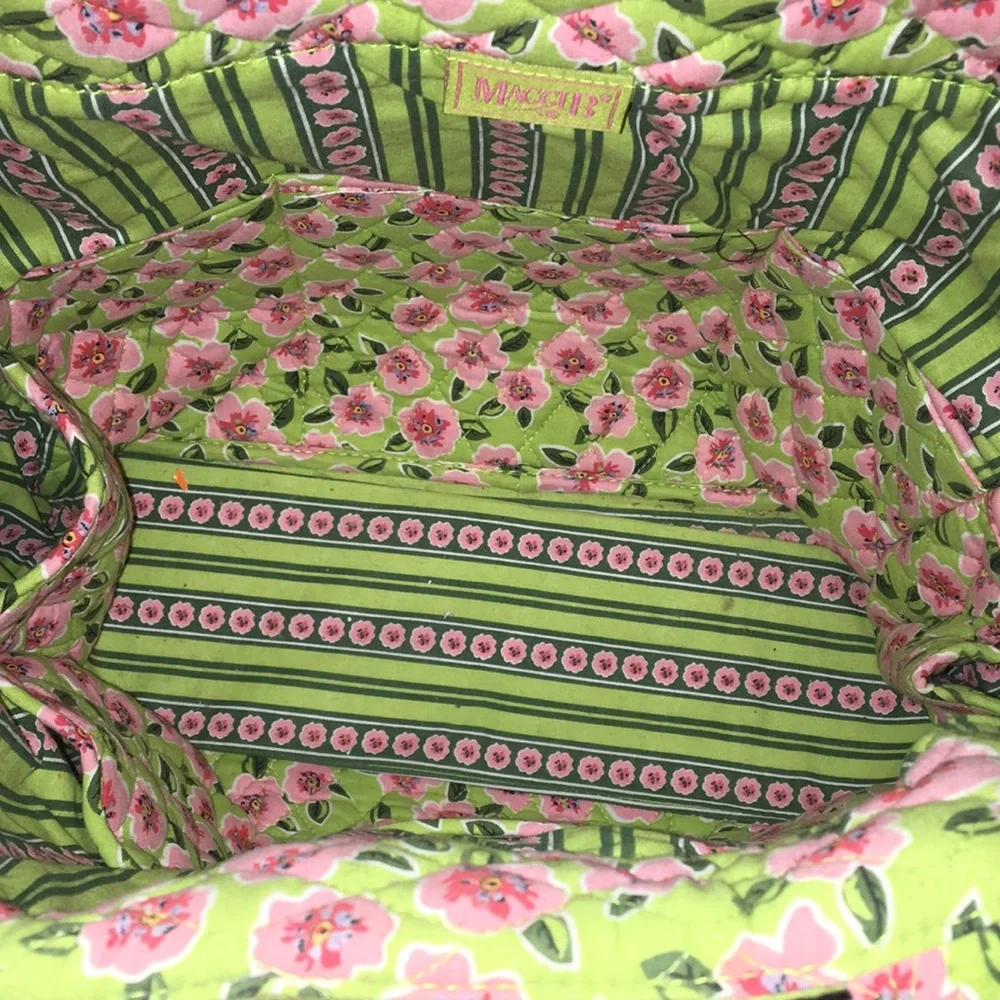 French Country Rose Bloom Diaper Bag and Wallet
